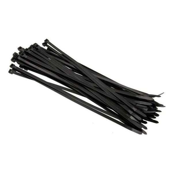 Hofftech Tie Ribs 3.6 x 300 mm. Zwart - 100 stuks Hofftech Tie Ribs 3.6 x 300 mm. Zwart - 100 stuks