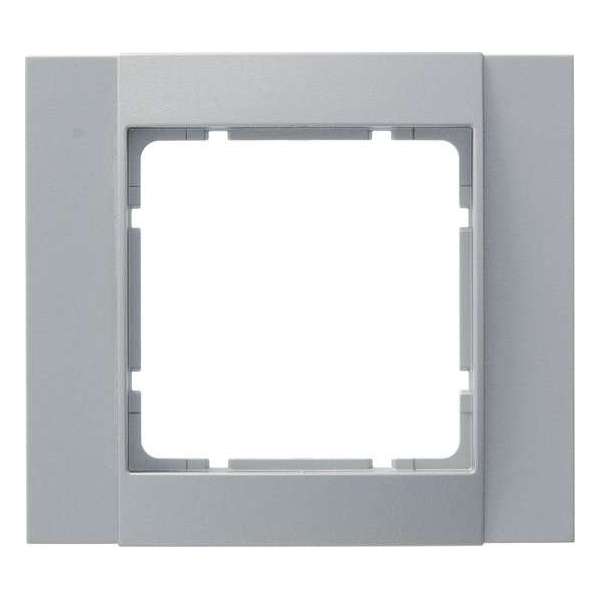 Berker B1-B.3-B.7 Afdekraam 1-Voudig Aluminium