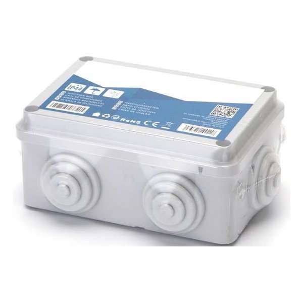 Lasdoos - Kabeldoos - Igan Lassy - Rechthoek - Opbouw - 120x80x50mm - IP44 - Grijs Lasdoos - Kabeldoos - Igan Lassy - Rechthoek - Opbouw - 120x80x50mm - IP44 - Grijs