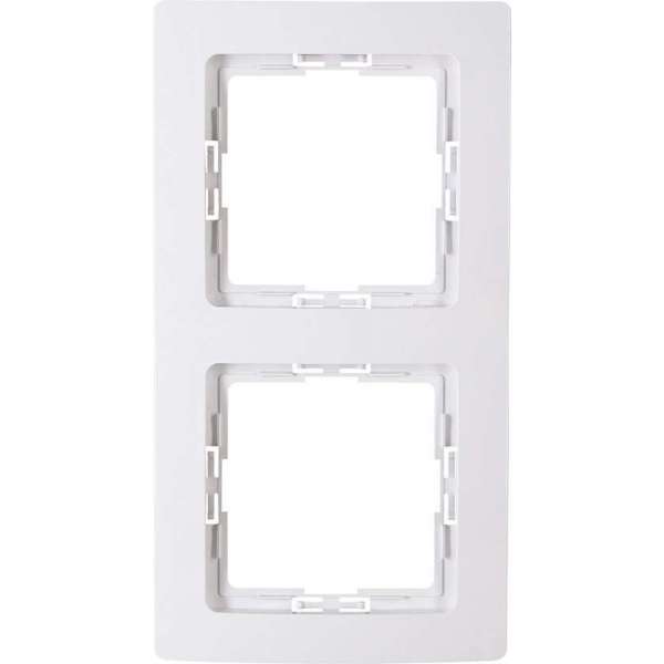 KOPP - Afdekraam - Paris - 2-voudig - Arctic Glans Wit - BES LED KOPP - Afdekraam - Paris - 2-voudig - Arctic Glans Wit - BES LED