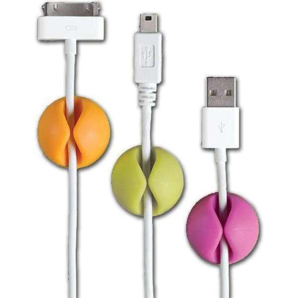 GadgetBay Cabledrop Kabelhouder 6 Snoer Clips - Cable Management Organizer GadgetBay Cabledrop Kabelhouder 6 Snoer Clips - Cable Management Organizer