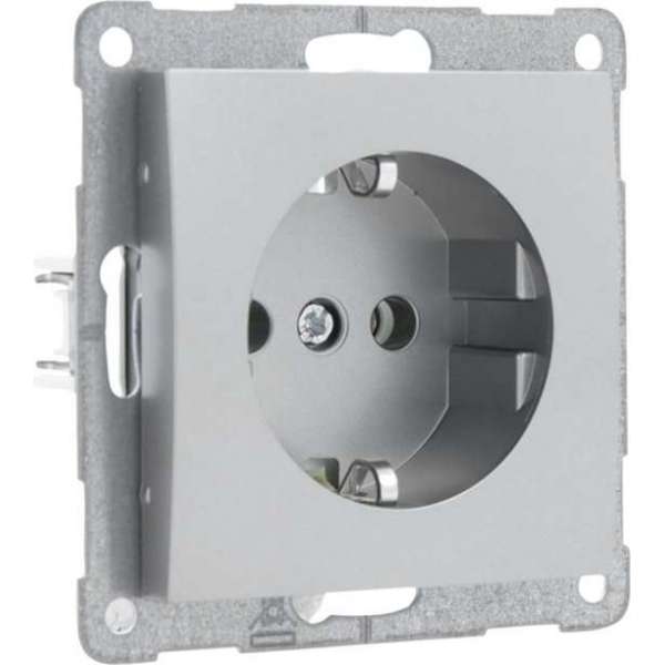 Smartwares S2 Inbouw Wandcontactdoos - 1-voudig - Randaarde - RVS Smartwares S2 Inbouw Wandcontactdoos - 1-voudig - Randaarde - RVS