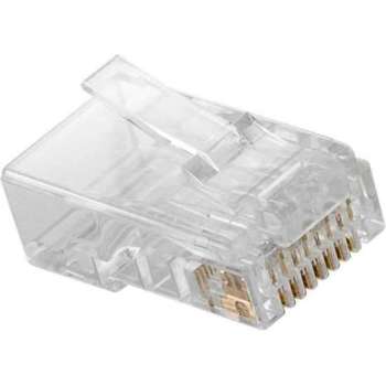 Modulaire RJ45 stekker | Cat 6 | 10 stuks | Allteq