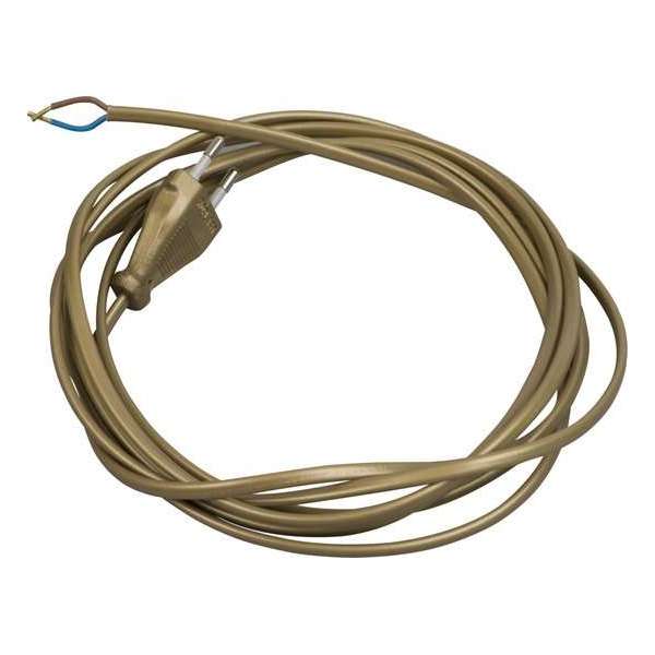 TQ4U eurosnoer goud | 2 x 0.75 mm² | met adereindhulzen | lengte 3 meter TQ4U eurosnoer goud | 2 x 0.75 mm² | met adereindhulzen | lengte 3 meter