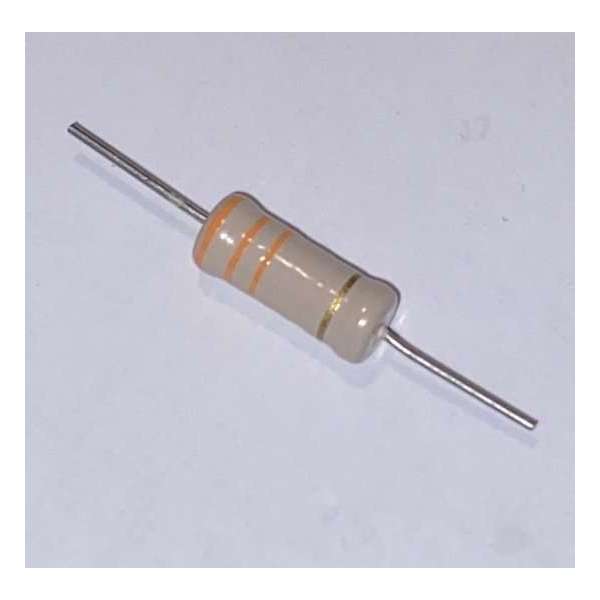 Weerstand 33K Ohm, 4W, 5% | verpakt per stuk Weerstand 33K Ohm, 4W, 5% | verpakt per stuk