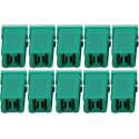 10 STKS Voertuig Auto Plastic Shell Rechte Vrouwelijke Terminal Push in Blade Cartridge PAL Fuse 40 Amp 32 V
