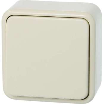 GAMMA wisselschakelaar | serie Andes | opbouw | creme