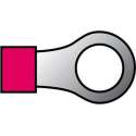 Carpoint Ring Kabelschoen 635 M5 Rood 10 Stuks