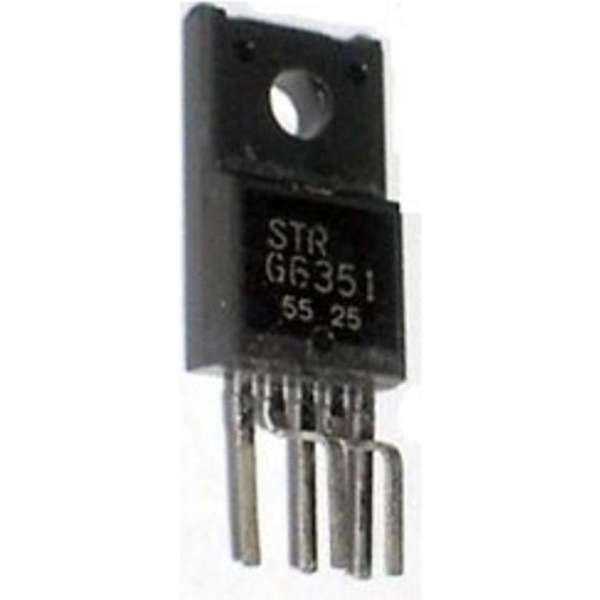 STR-G6351 | Hybrid IC Type Switching Regulator |TO-220-5 Pin | verpakt per 2 stuks STR-G6351 | Hybrid IC Type Switching Regulator |TO-220-5 Pin | verpakt per 2 stuks