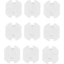 Stopcontactbeveiliging wit - 9 stuks - stopcontactbeveiligers / kinderbeveiliging