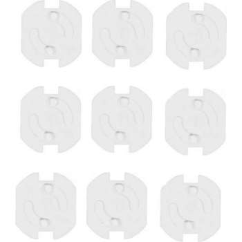 Stopcontactbeveiliging wit - 9 stuks - stopcontactbeveiligers / kinderbeveiliging