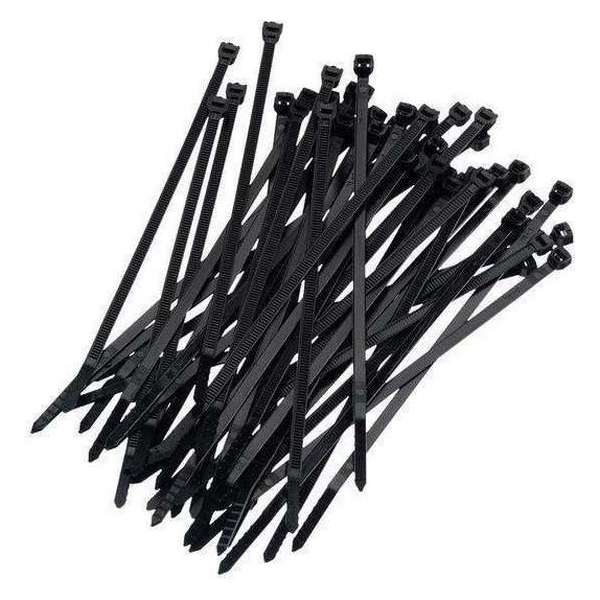 Ty-Rap Kabelbinder bundelbanden 141 x 3.6mm (100x) TY125-40X zwart Ty-Rap Kabelbinder bundelbanden 141 x 3.6mm (100x) TY125-40X zwart