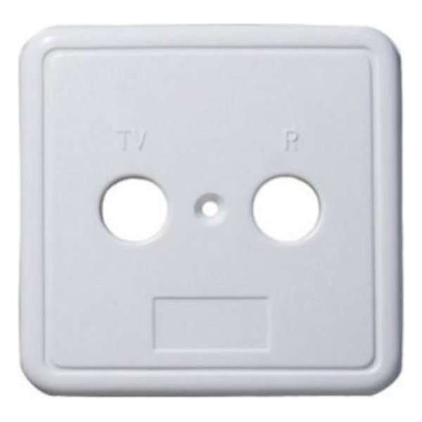 S-Impuls Afdekplaat voor 2-gats wandcontactdoos / wit S-Impuls Afdekplaat voor 2-gats wandcontactdoos / wit