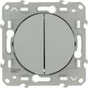 Schneider Electric Odace serieschakelaar aluminium