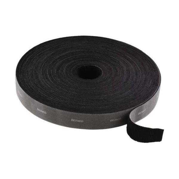DELTACO CM2005S Klittenband op rol - Kabelbinders - Breedte 20mm - 5 meter - Zwart DELTACO CM2005S Klittenband op rol - Kabelbinders - Breedte 20mm - 5 meter - Zwart