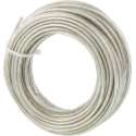 Tweelingsnoer – zwakstroom tot 42 volt – 2 x 0,75 mm² – 10 m – vertind – transparant