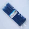 100x Tiewrap 200mm Blauw