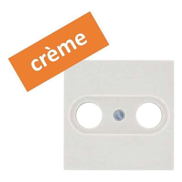JUNG AS500 afdekplaat voor coax wandcontactdoos | creme JUNG AS500 afdekplaat voor coax wandcontactdoos | creme