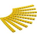 Kabel Markeringen Letters - 4 tot 6mm - 90 stuks - Geel