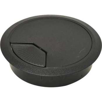Tack Kabeldoorvoer Zwart 95 mm