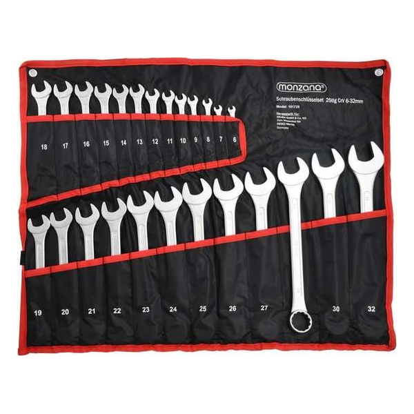 Deuba Complete 12-delige Steeksleutelset /Ringsleutelset - Chroom Vanadium - 6-22mm Deuba Complete 12-delige Steeksleutelset /Ringsleutelset - Chroom Vanadium - 6-22mm
