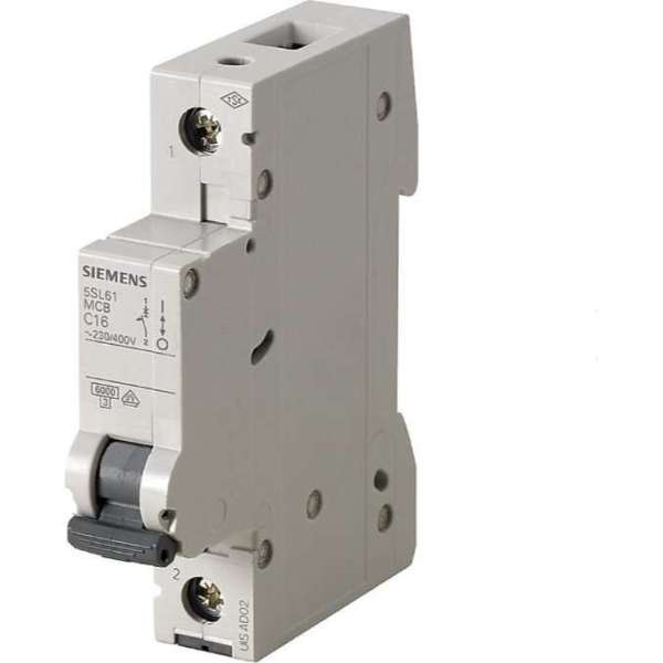 Siemens - Installatie automaat - schakelaar 1 polig 20 Ampere B karakteristiek B20 Siemens - Installatie automaat - schakelaar 1 polig 20 Ampere B karakteristiek B20