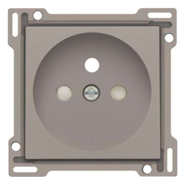 Niko - Centraalplaat stopcontact + penaarde + kinderveiligheid 28,5MM bronze - 123-66601 Niko - Centraalplaat stopcontact + penaarde + kinderveiligheid 28,5MM bronze - 123-66601