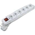 VB 41166 Tafelcontactdoos 6-Voudig + RA 1.5M + Schakelaar