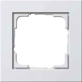 Gira E2 Afdekraam 1-voudig Pure Wit Mat - 021122
