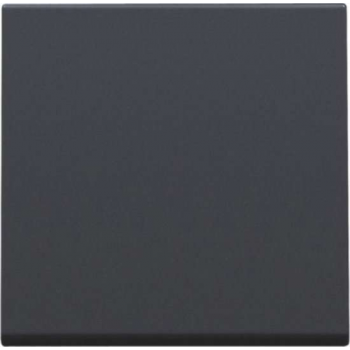 Niko - Centraalplaat drukknop of elektronische schakelaar anthracite - 122-31002