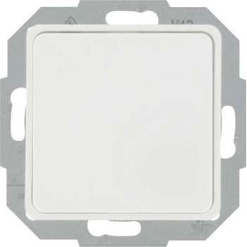 KOPP serie MILANO, blinde afdekplaat, inbouw | wit