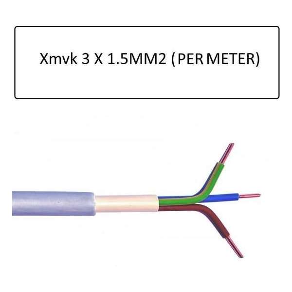 Bellson Stroomkabel Xmvk 3 X 1.5mm2 (Prijs per Meter) Bellson Stroomkabel Xmvk 3 X 1.5mm2 (Prijs per Meter)