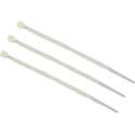 Kabelbinders - Tie-wraps - 100 mm lang x 2.5 mm breed - Wit - 100 stuks