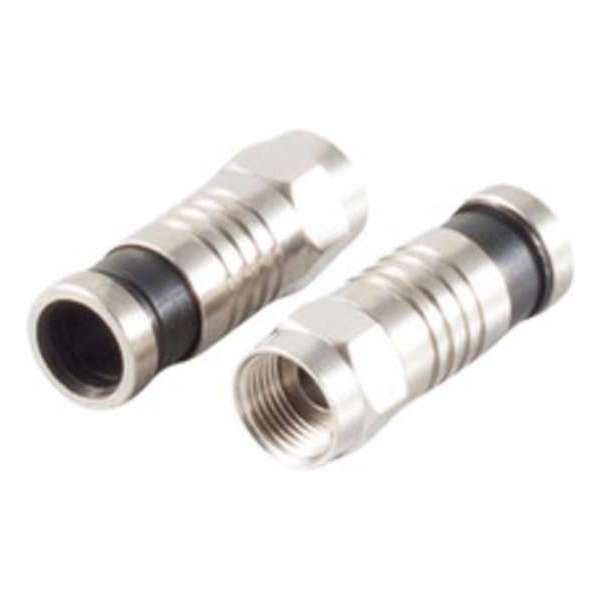 S-Impuls Compressie F-connector voor 7 mm kabel / recht S-Impuls Compressie F-connector voor 7 mm kabel / recht