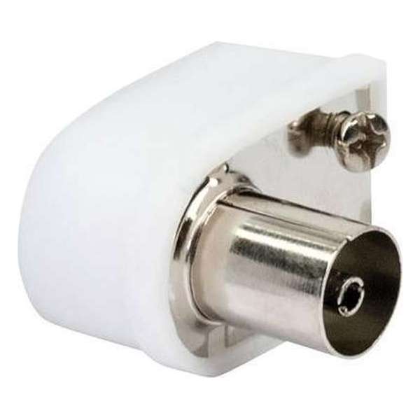 Schwaiger - Coax-haakse stekkerbus Antenne - Wit - 1 stuk Schwaiger - Coax-haakse stekkerbus Antenne - Wit - 1 stuk