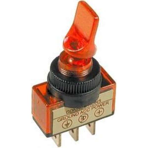 SCHAKELAAR - ON/OFF - 12V 20A - ROOD SCHAKELAAR - ON/OFF - 12V 20A - ROOD