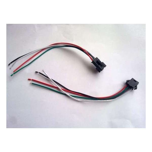 RGB LED STRIP STEKKERKABELS 2X12CM RGB LED STRIP STEKKERKABELS 2X12CM