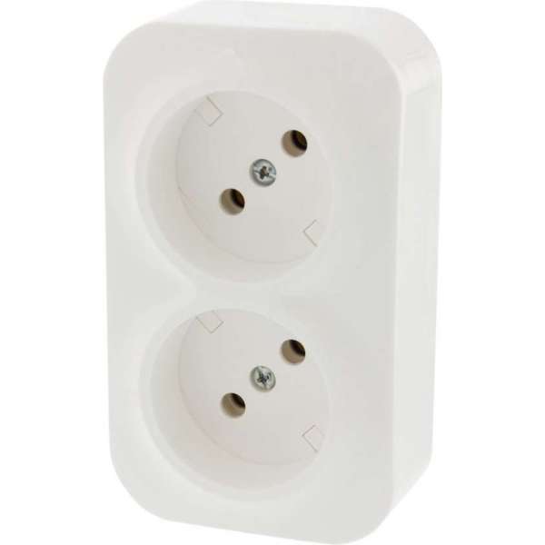Legrand Forix contactdoos – opbouw – 2–voudig – wit Legrand Forix contactdoos – opbouw – 2–voudig – wit