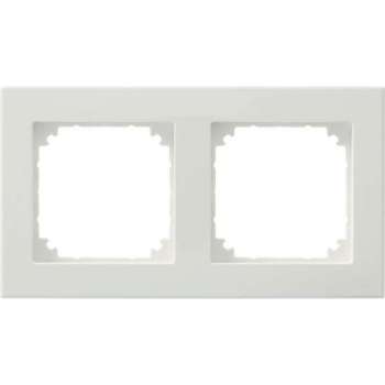 Schneider Electric System-M afdekplaat 2-voudig afdekraam Wit