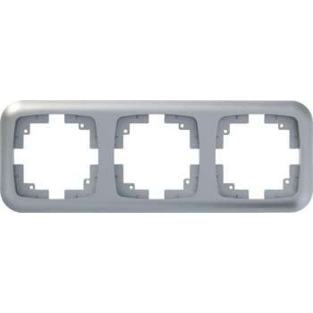Plieger Aurora - Afdekraam - 3 voudig - Zilver - Aluminium