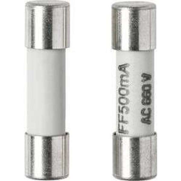 VOLTCRAFT Buiszekering (Ø x l) 5 mm x 20 mm 500 mA 660 V Supersnel -FF- Inhoud: 1 stuk(s) VOLTCRAFT Buiszekering (Ø x l) 5 mm x 20 mm 500 mA 660 V Supersnel -FF- Inhoud: 1 stuk(s)