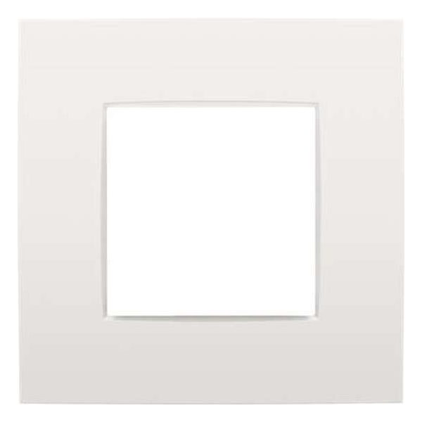 Enkelvoudige afdekplaat Niko Intense white