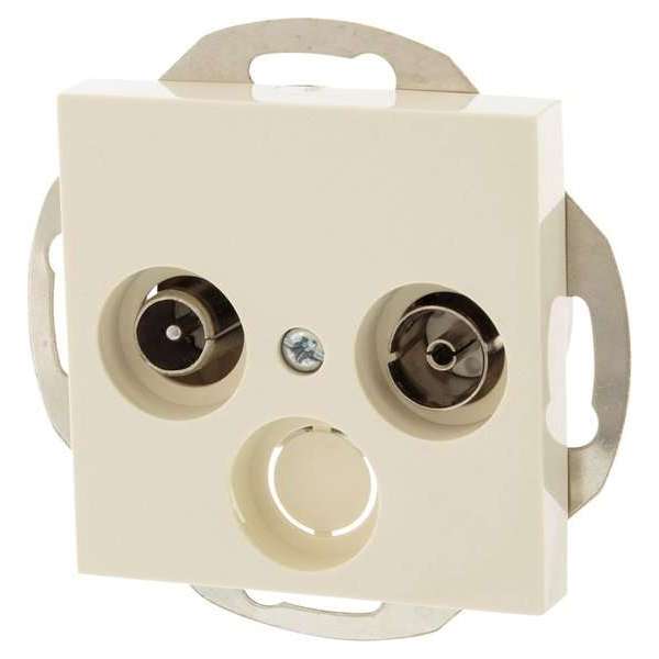 Gira SY55 inbouw Contactdoos Radio/TV Crème Gira SY55 inbouw Contactdoos Radio/TV Crème