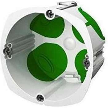 SCHNEIDER ELECTRIC Enkele doos met waterdicht systeem � 67 mm groen