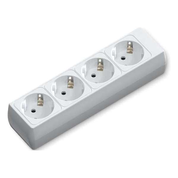 Verlengsnoer - Igan Bovun - 3680W - 4 Stopcontacten - Wit - Zonder Snoer/Kabel | Nederland Verlengsnoer - Igan Bovun - 3680W - 4 Stopcontacten - Wit - Zonder Snoer/Kabel | Nederland
