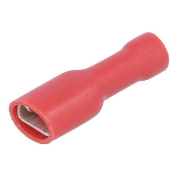 Kabelschoen - per 10 stuks - rood - Insteekbreedte 4.8 mm Insteekdikte 0.8 mm Kabelschoen - per 10 stuks - rood - Insteekbreedte 4.8 mm Insteekdikte 0.8 mm