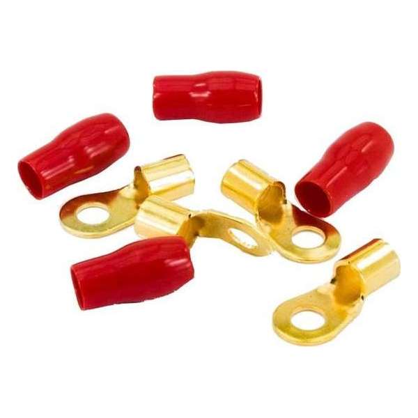 Ssdn Ringkabelschoentjes 25 Mm² 4 Stuks Rood Ssdn Ringkabelschoentjes 25 Mm² 4 Stuks Rood