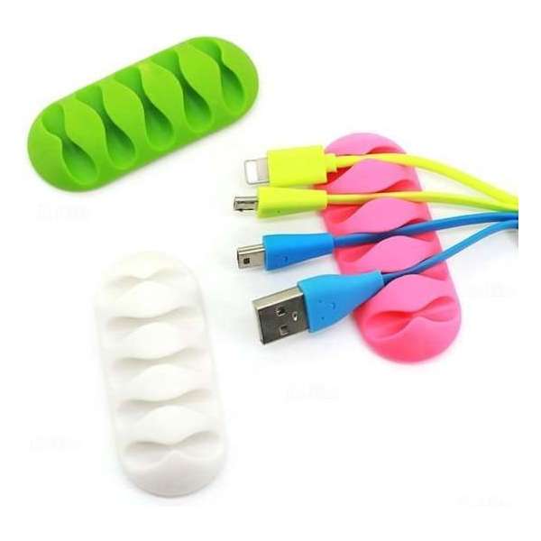 Multifunctionele Kabel Clips - Kabel Management 2 Stuks- Wit Multifunctionele Kabel Clips - Kabel Management 2 Stuks- Wit