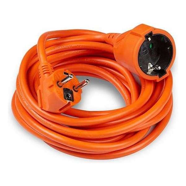 Verlengsnoer 5 meter - H05VV-F3G1,5 geaard - Oranje Verlengsnoer 5 meter - H05VV-F3G1,5 geaard - Oranje
