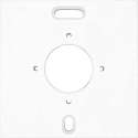 Wintop montageplaat 1-voudig | creme
